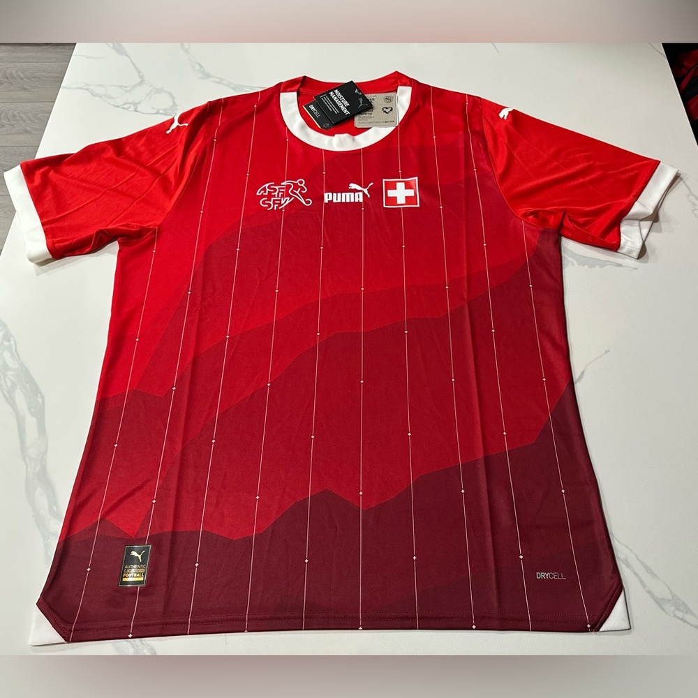Switzerland “Suisse” Men's National Football Team Jersey Retails $95